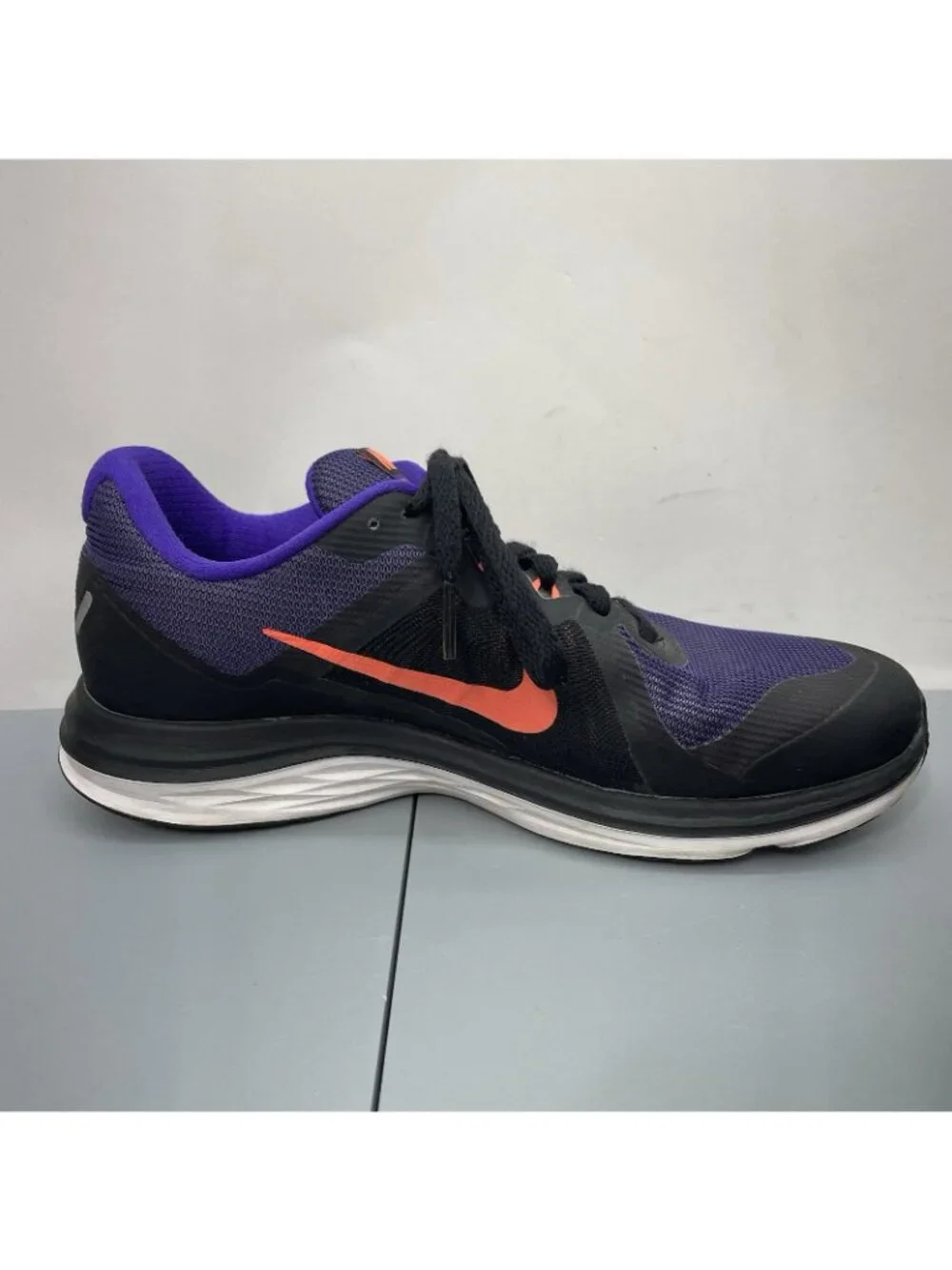 Nike Dual Fusion X2 Sneakers Shoes Running Training Purple Black Womens 8